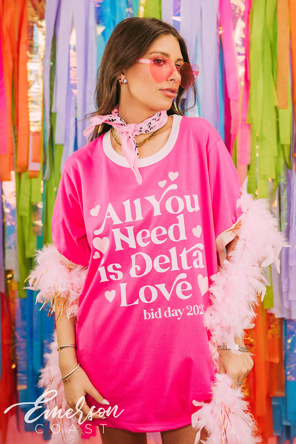 Tri Delta All You Need is Delta Love Bid Day