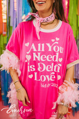 Tri Delta All You Need is Delta Love Bid Day
