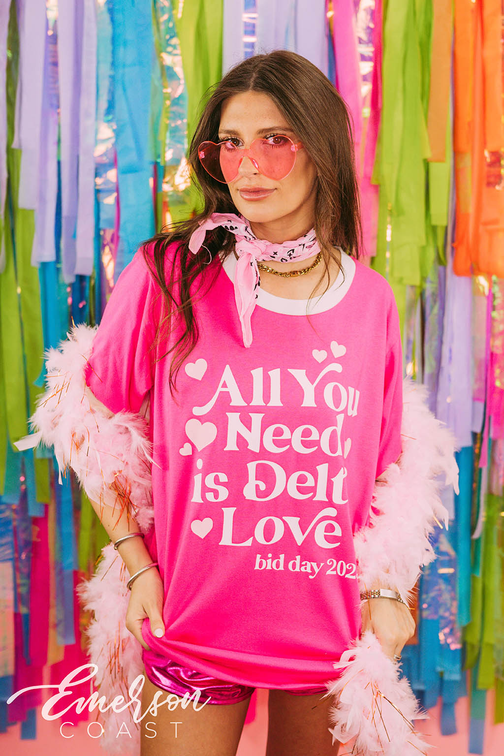 Tri Delta All You Need is Delta Love Bid Day