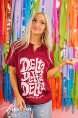 Delta Delta Delta Recruitment Notch Tee