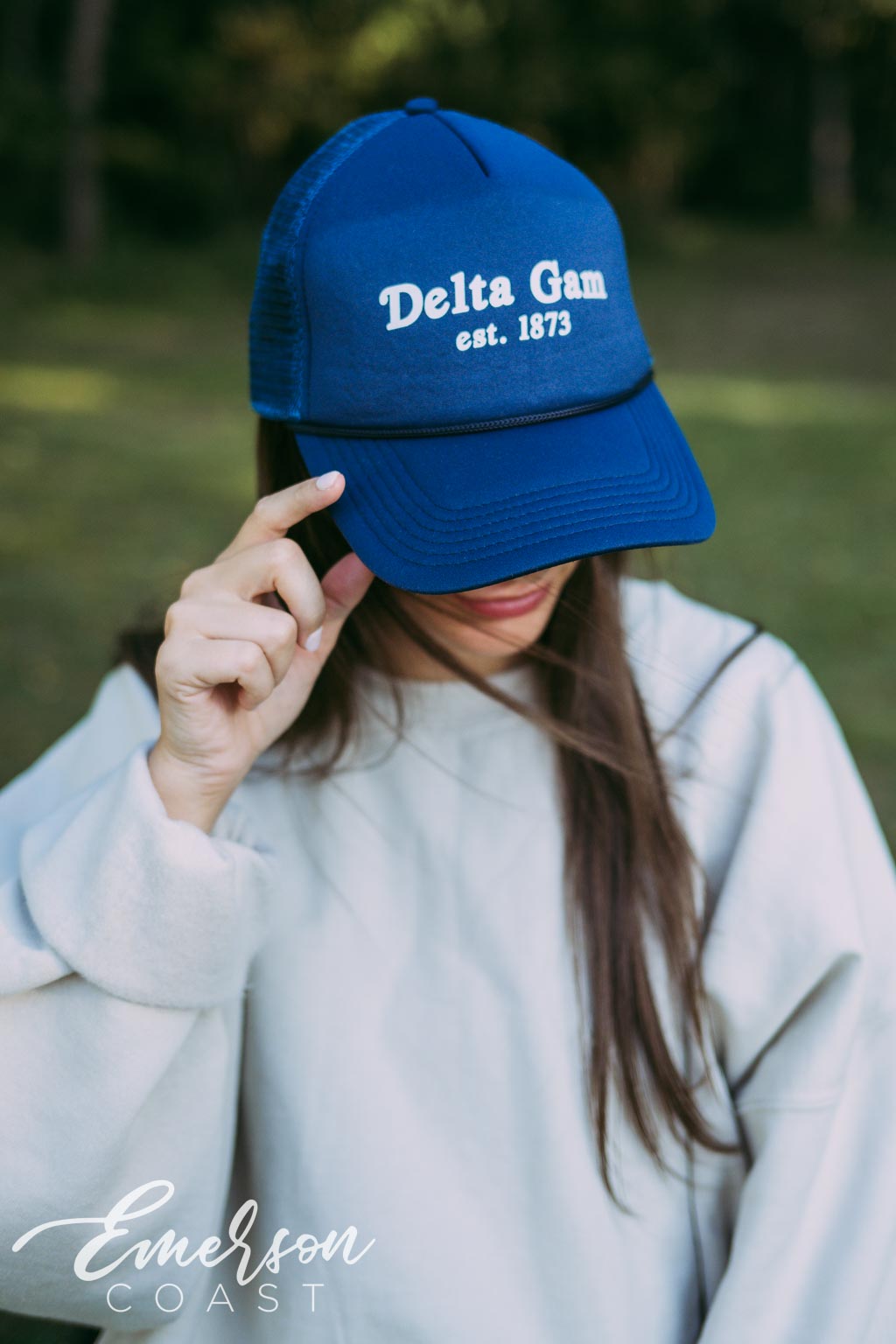 Delta Gam Blue Established Hat