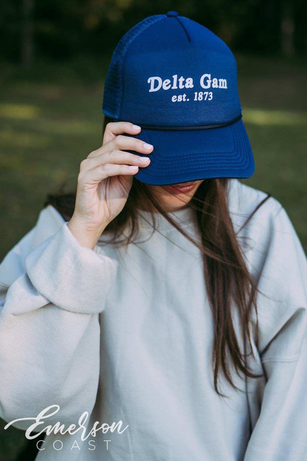 Delta Gam Blue Established Hat