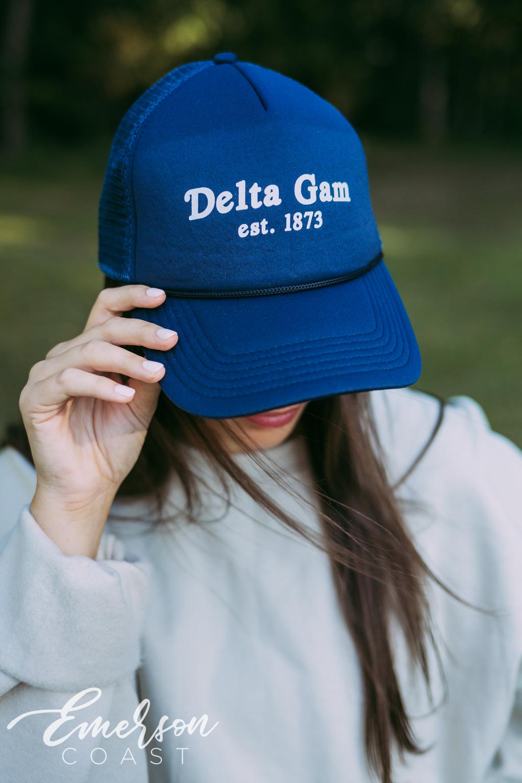 Delta Gam Blue Established Hat