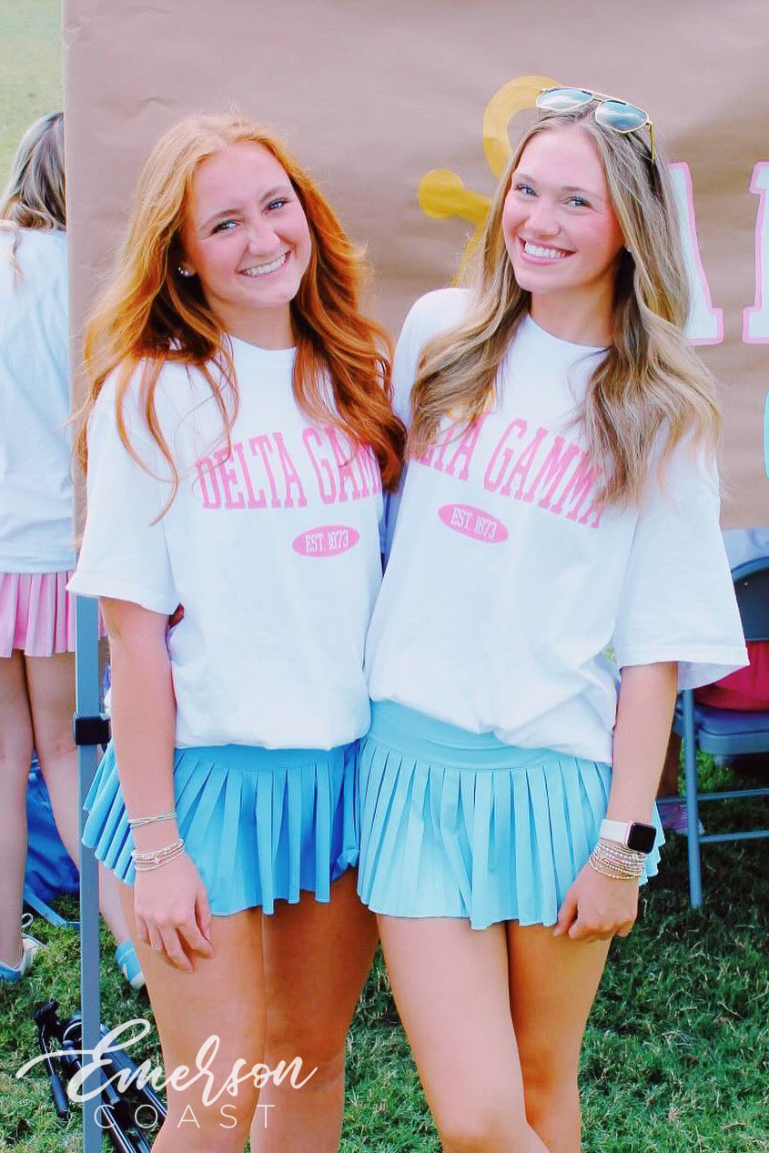 Delta Gamma Mississippi State University First Day Of Class Tee