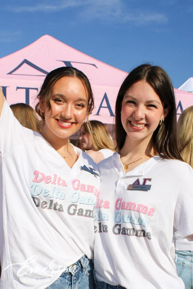 Delta Gamma Tennessee Tech University White Recruitment Henley