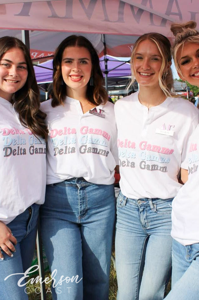 Delta Gamma Tennessee Tech University White Recruitment Henley