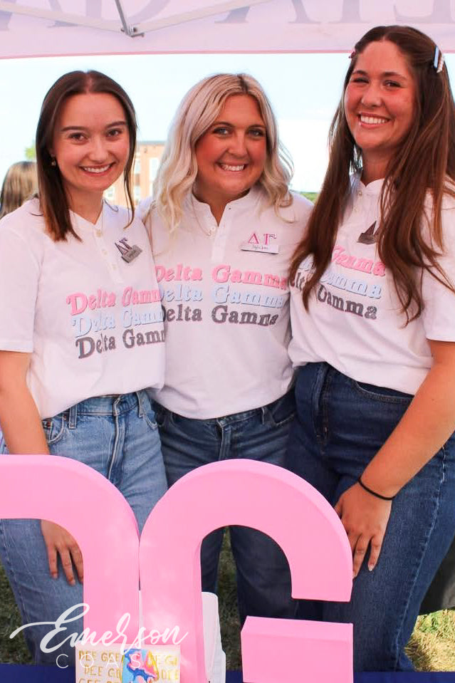 Delta Gamma Tennessee Tech University White Recruitment Henley