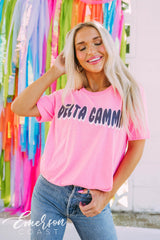 Delta Gamma Pink Tee