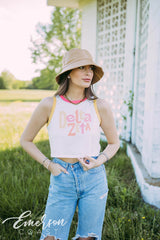 Delta Zeta Colorblock Tank