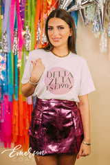 Delta Zeta Wavy Circle Tee