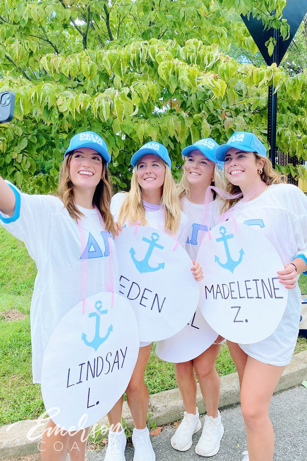 Delta Gamma University of Tennessee Knoxville Bid Day Letter Jersey