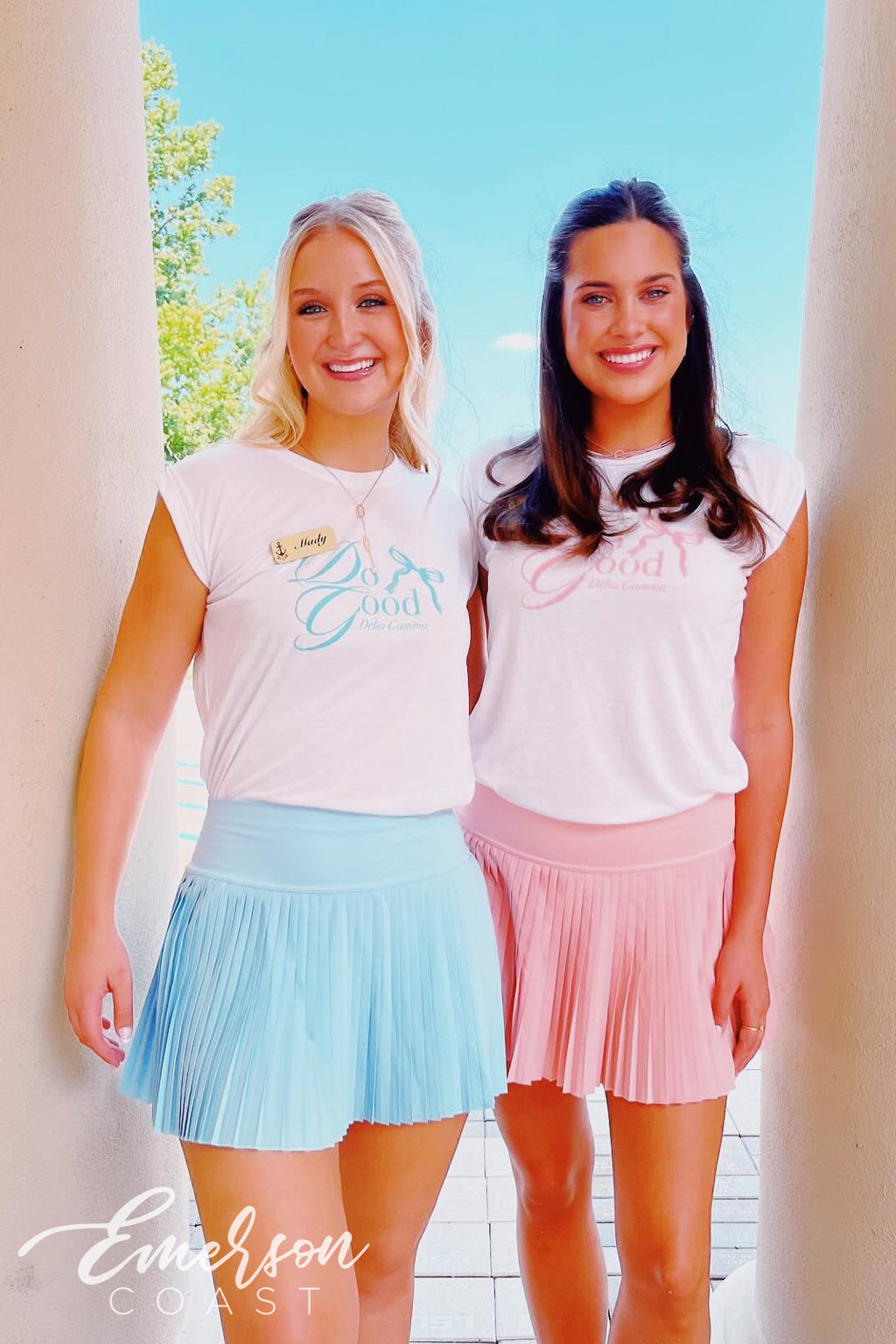 Delta Gamma Louisiana State University Do Good Rolled Cuff Tee
