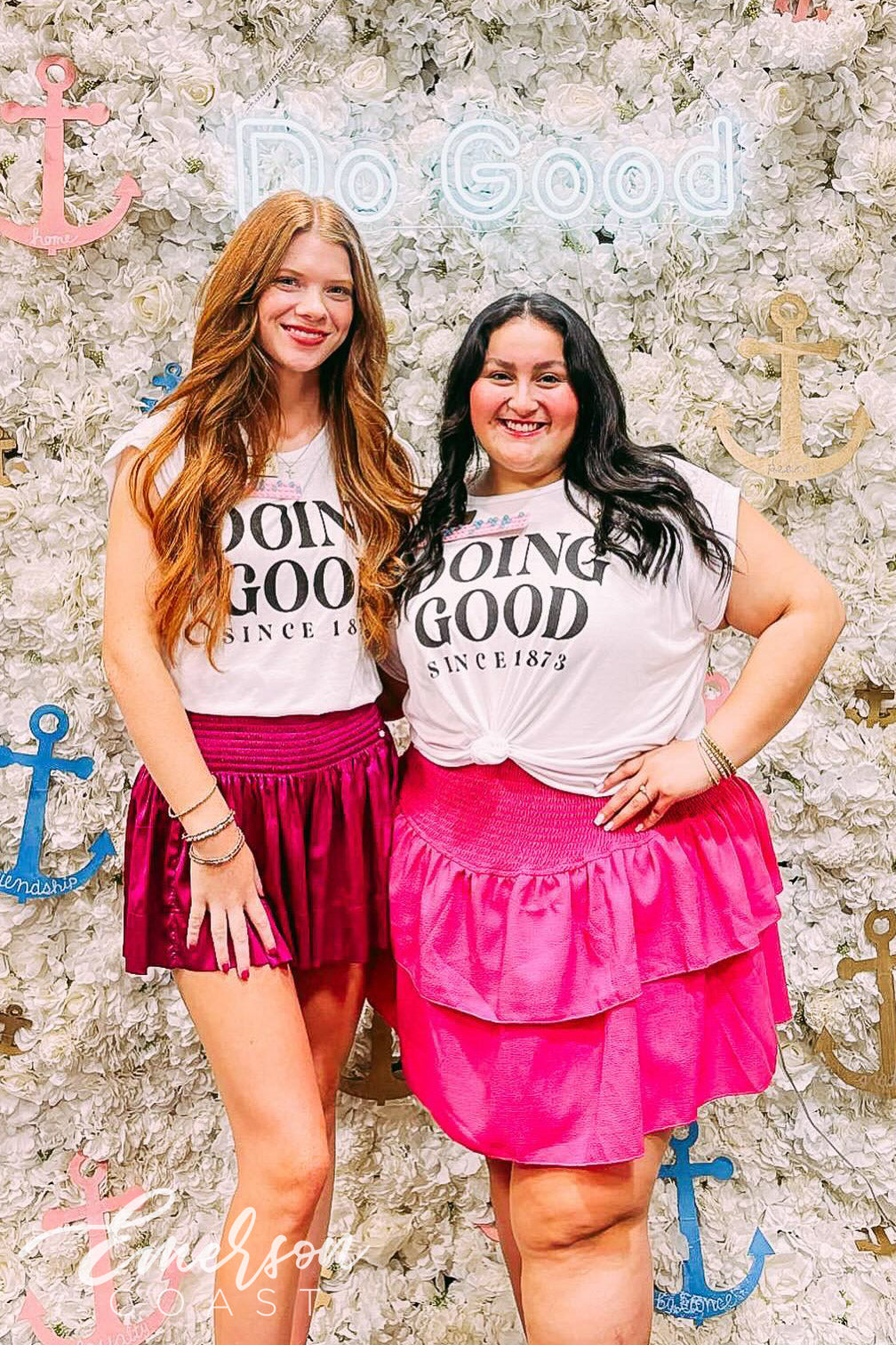Delta Gamma University of Arkansas at Fort Smith Do Good Rolled Cuff Tee