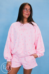 Delta Gamma Pink Polka Dot Patch Set