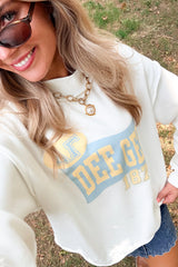 Delta Gamma White PR Mockneck