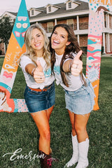 Delta Gamma White Backyard BBQ T-shirt