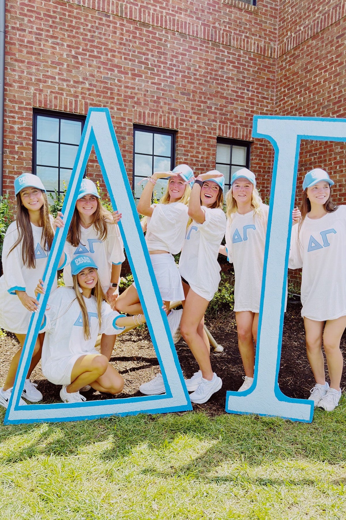 Delta Gamma University of Tennessee Knoxville Bid Day Letter Jersey
