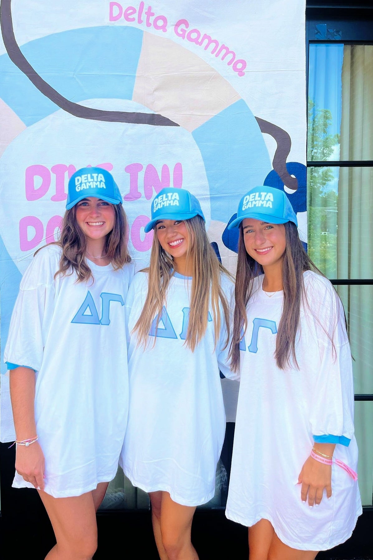 Delta Gamma University of Tennessee Knoxville Bid Day Letter Jersey