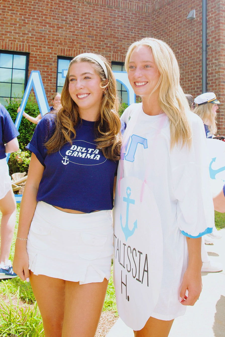 Delta Gamma University of Tennessee Knoxville Bid Day Letter Jersey