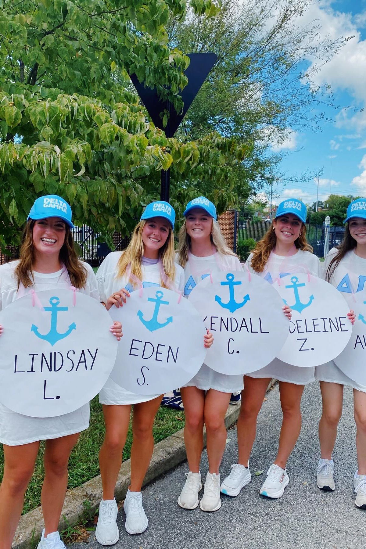 Delta Gamma University of Tennessee Knoxville Bid Day Letter Jersey