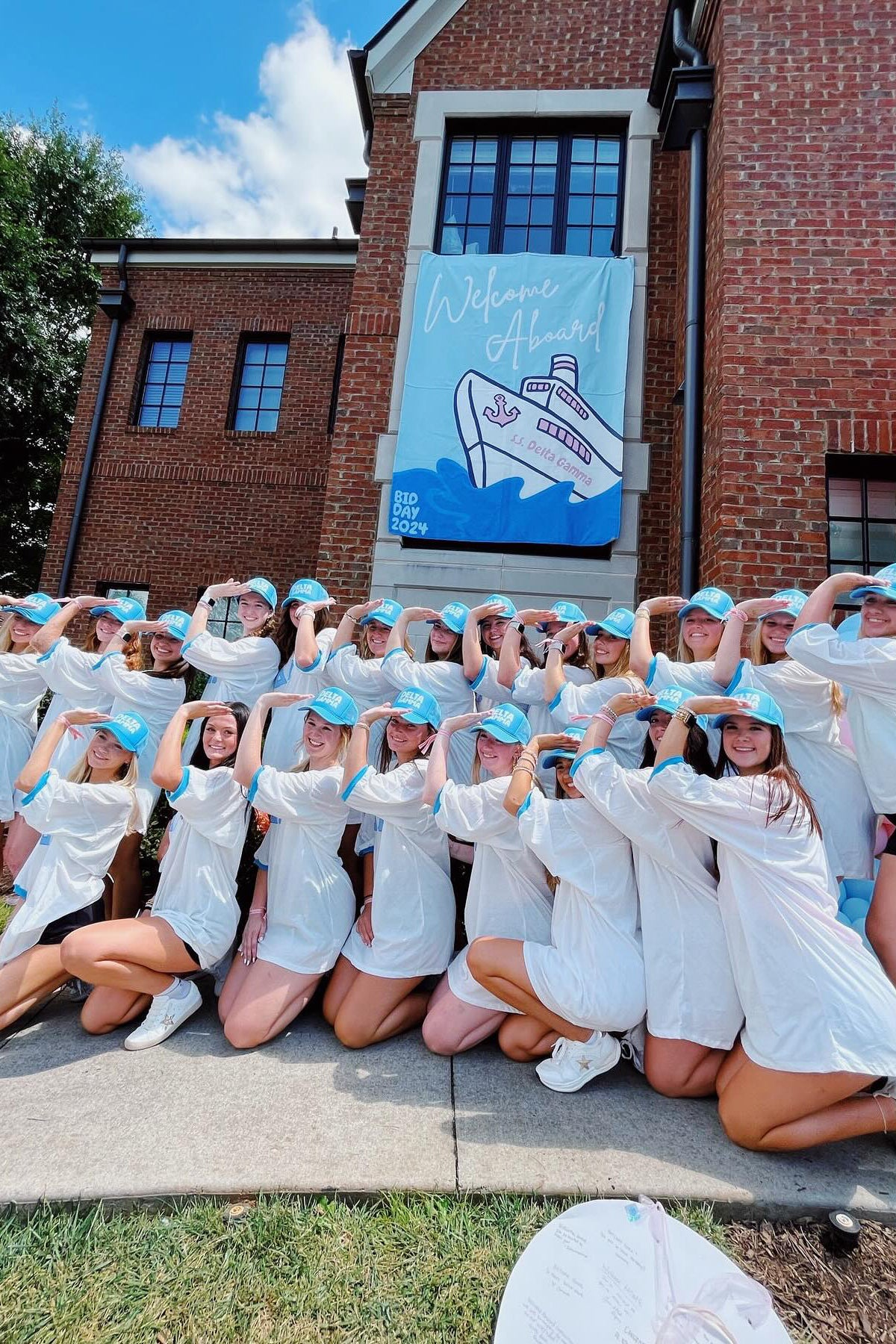 Delta Gamma University of Tennessee Knoxville Bid Day Letter Jersey