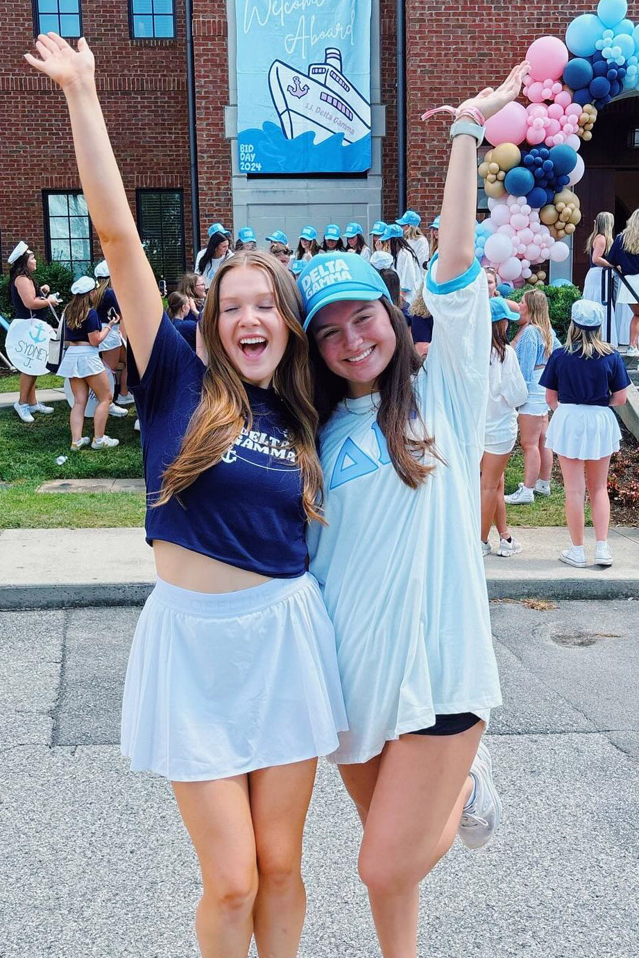 Delta Gamma University of Tennessee Knoxville Bid Day Letter Jersey