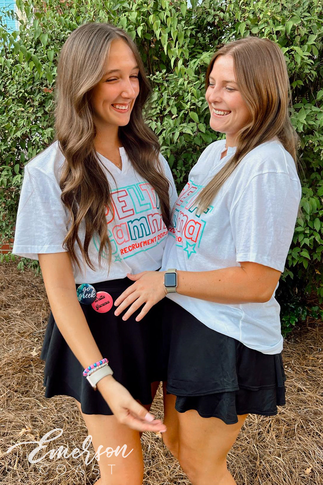 Delta Gamma Recruitment Notch Tee