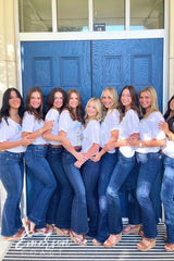 Delta Gamma Recruitment Gold Foil Slouchy Tee