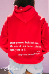Delta Gamma Simple Red PR Hoodie