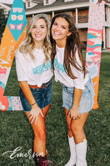 Delta Gamma White Backyard BBQ T-shirt