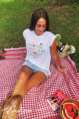 Delta Zeta Love That Is Ever Steadfast Rolled Cuff Tee