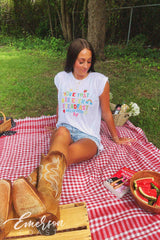 Delta Zeta Love That Is Ever Steadfast Rolled Cuff Tee