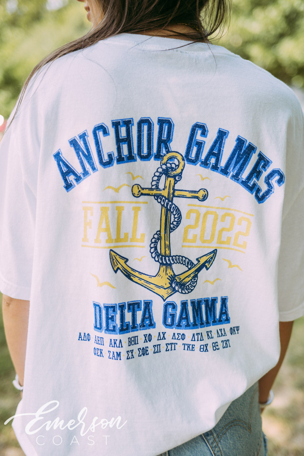 Delta Gamma Anchor Games Tshirt