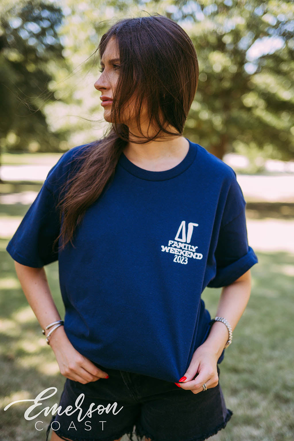 Delta Gamma Outdoorsy Family Weekend Tee