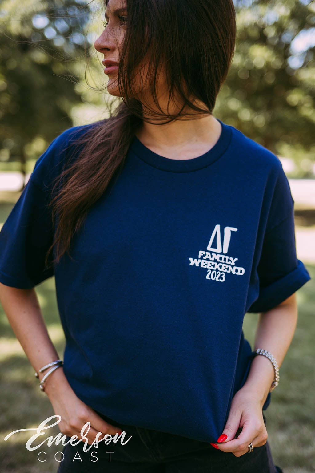 Delta Gamma Outdoorsy Family Weekend Tee