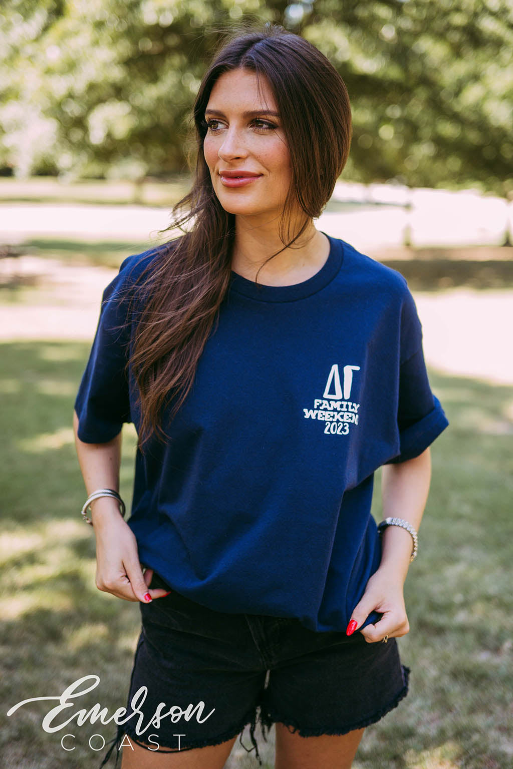 Delta Gamma Outdoorsy Family Weekend Tee