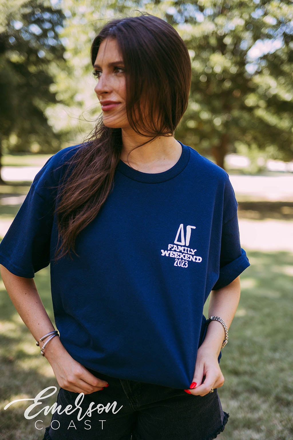 Delta Gamma Outdoorsy Family Weekend Tee