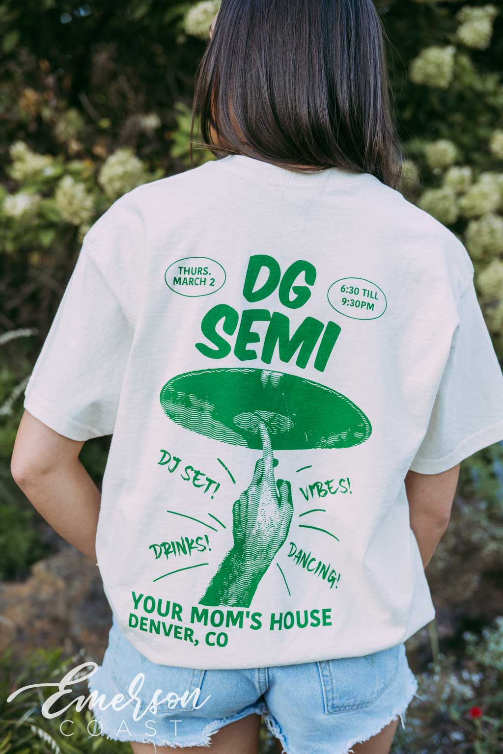 DG Green Record Semi Tshirt