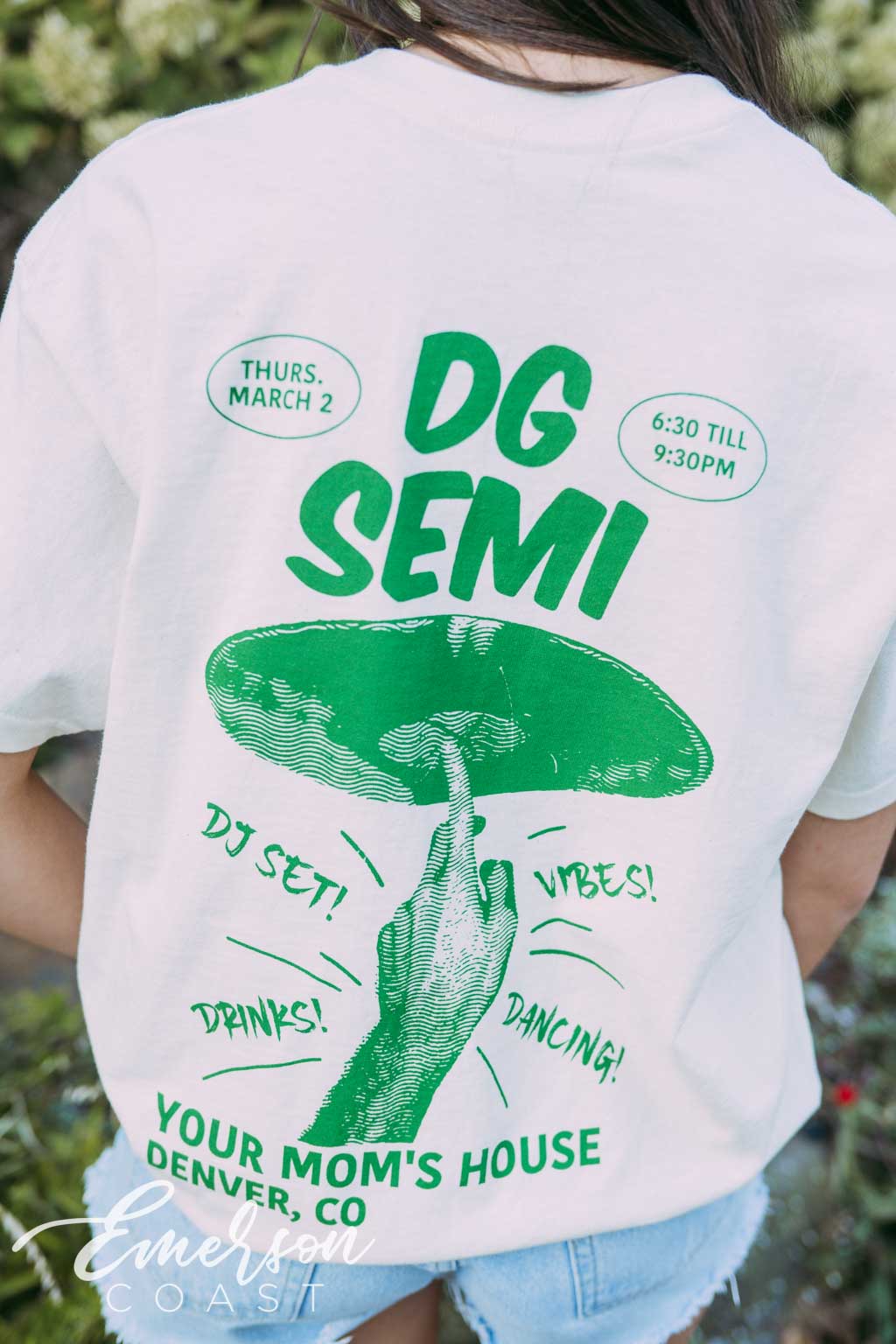 DG Green Record Semi Tshirt