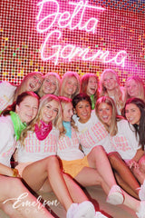 Delta Gamma Colorful Neon Sisterhood Tee