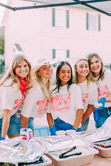 Delta Gamma Philanthropy Backyard BBQ Cowboy Boots Tee