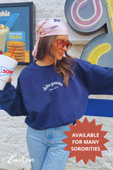 Navy Newport Crewneck