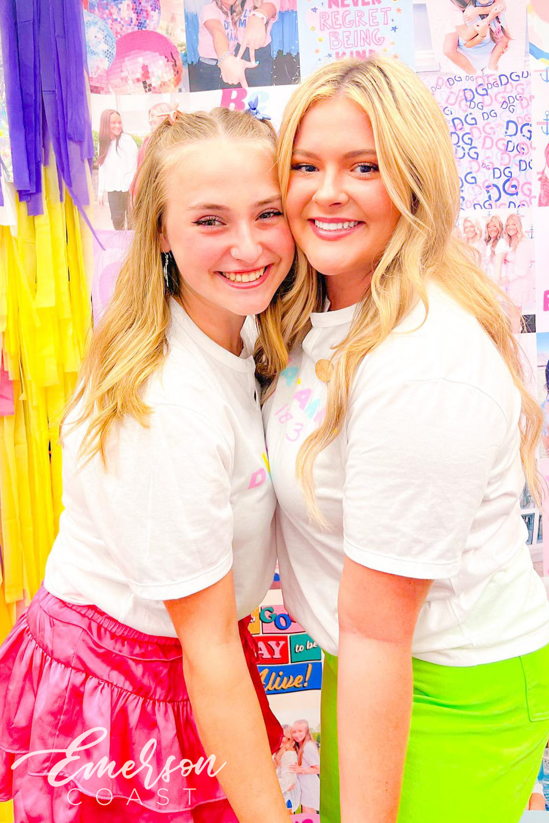 Delta Gamma Pastel Sisterhood Notch Tee