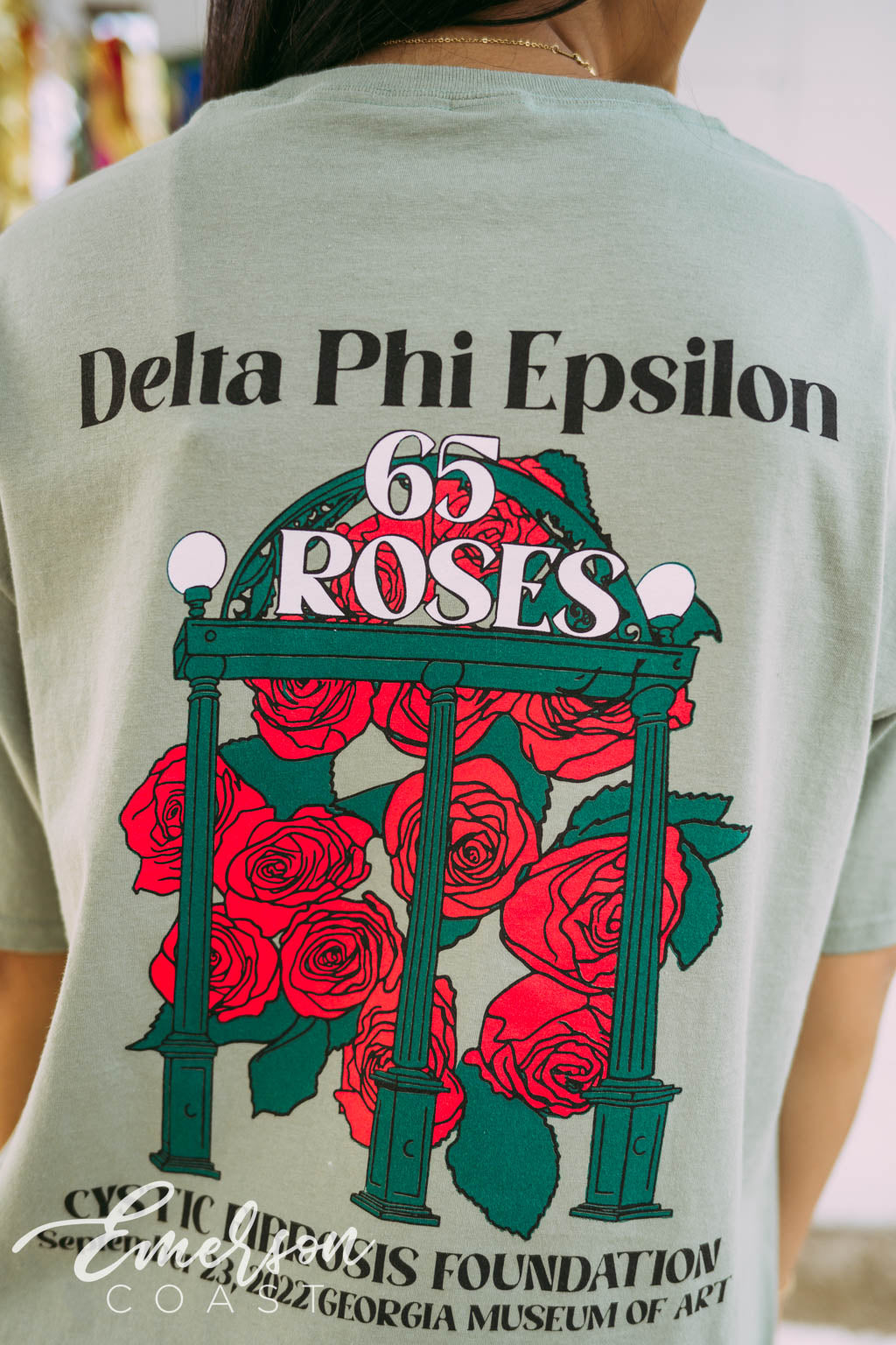 Delta Phi Epsilon 65 Roses Tshirt - Emerson Coast