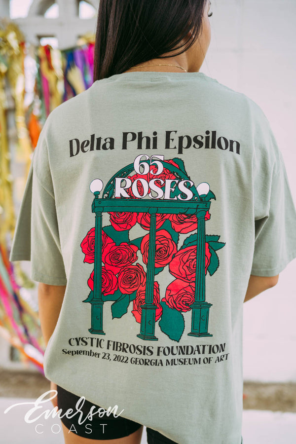 Delta Phi Epsilon 65 Roses Tshirt - Emerson Coast