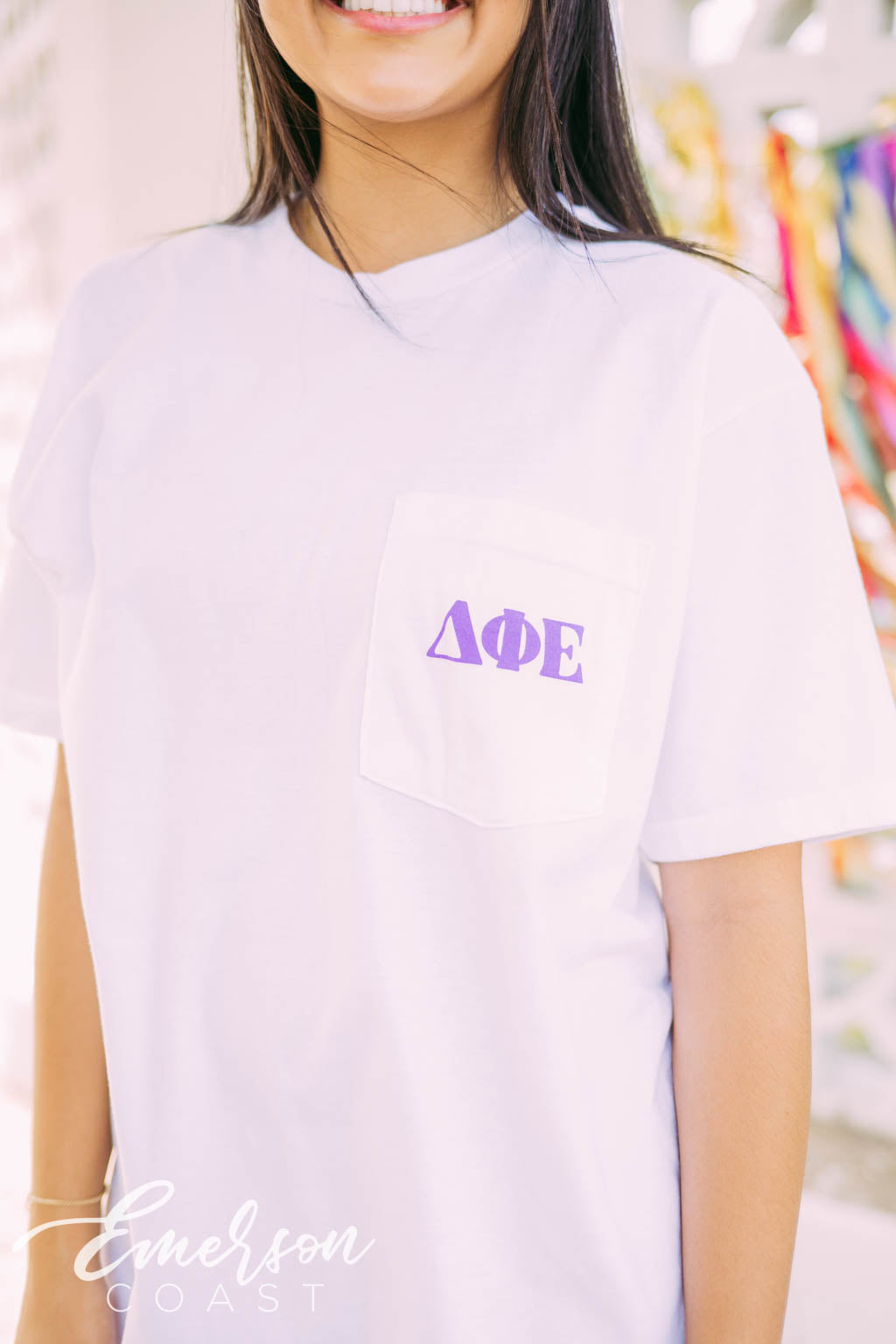 Delta Phi Epsilon ANAD NEDA Floral Tshirt