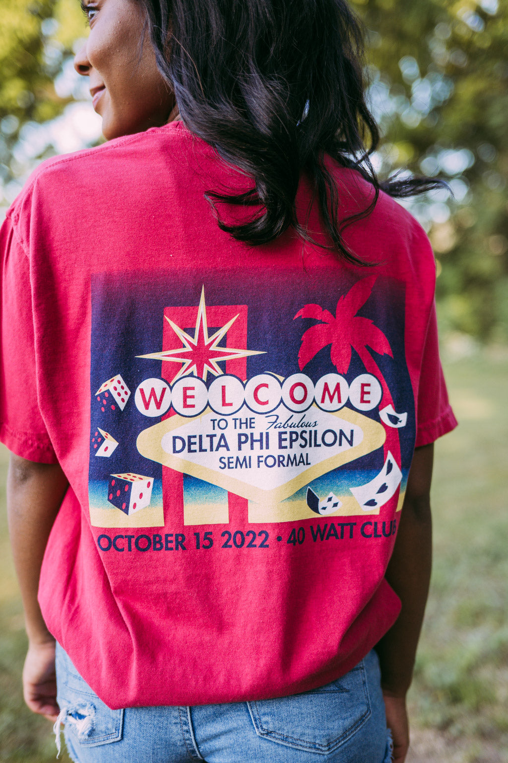 Delta Phi Epsilon Vegas Semi Formal Tshirt