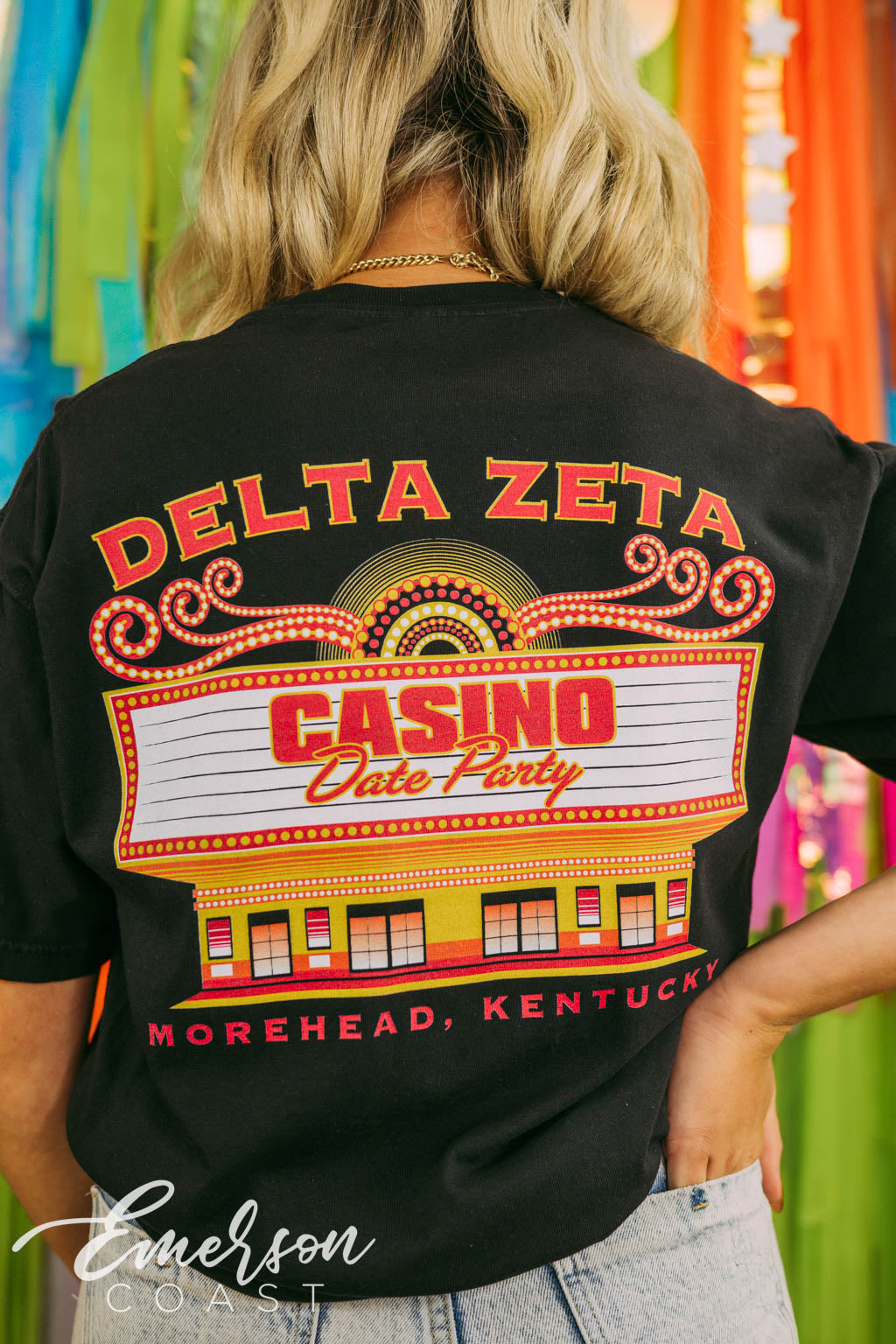 Delta Zeta Casino Date Party Shirt