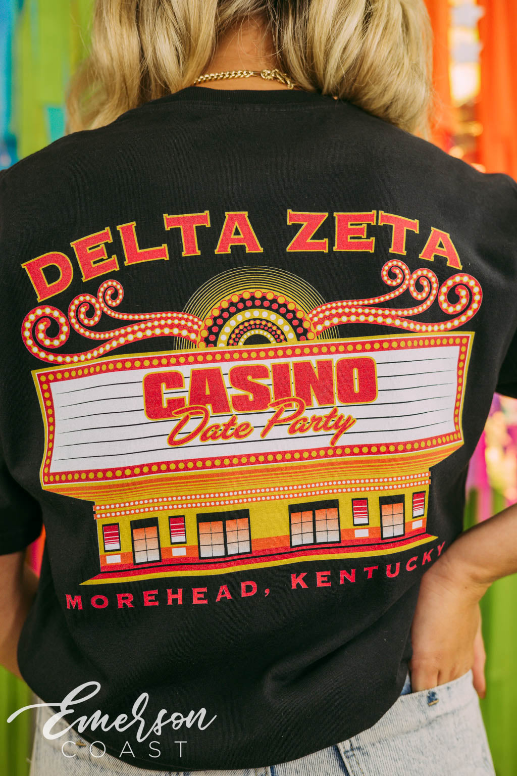 Delta Zeta Casino Date Party Shirt
