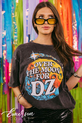 Delta Zeta Over the Moon Bid Day Mineral Wash Tee